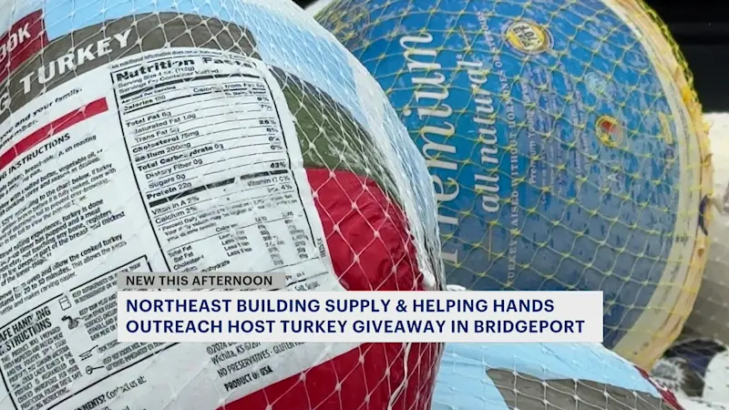 Story image: Bridgeport business, nonprofit partner for turkey giveaway