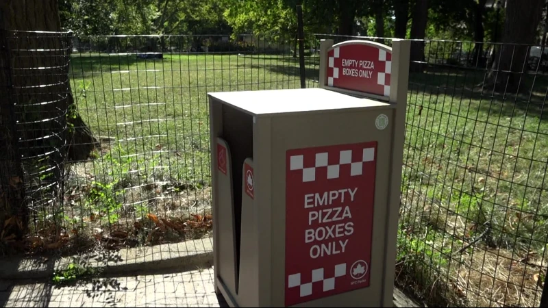 Story image: New pizza recycling bin in Brooklyn hoping to mitigate rats