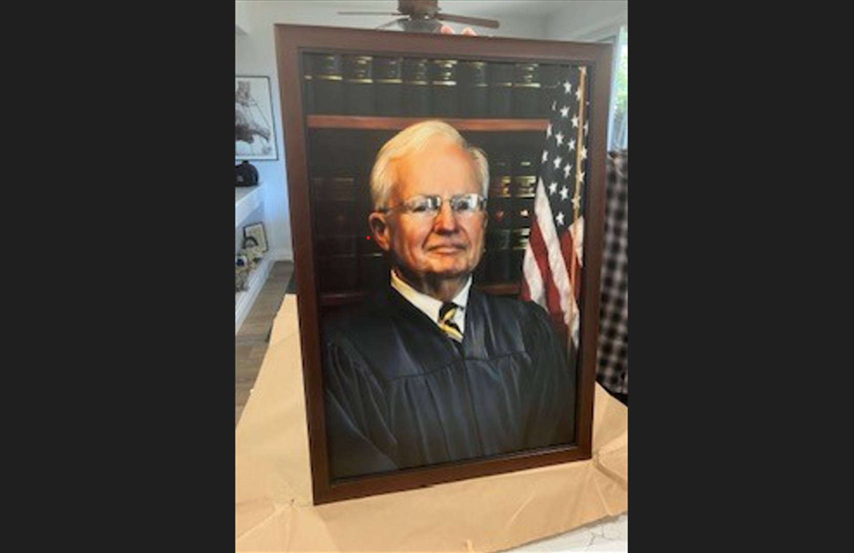 Yorktown unveils portrait of longtime town justice