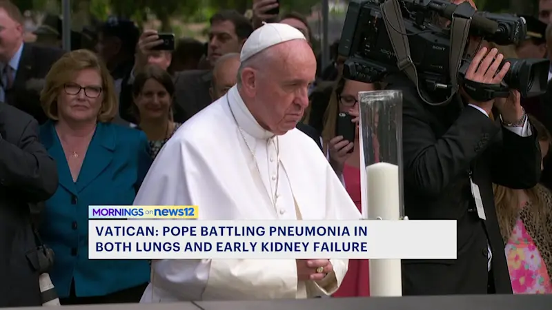 Story image: Pope Francis remains in critical condition; CT Catholic community sending prayers