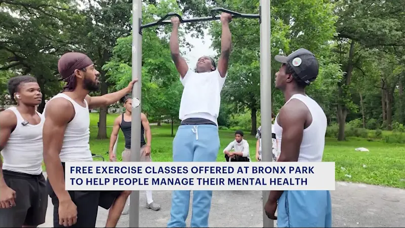 Story image: 2 Bronx men offering free workouts at Bronx Park