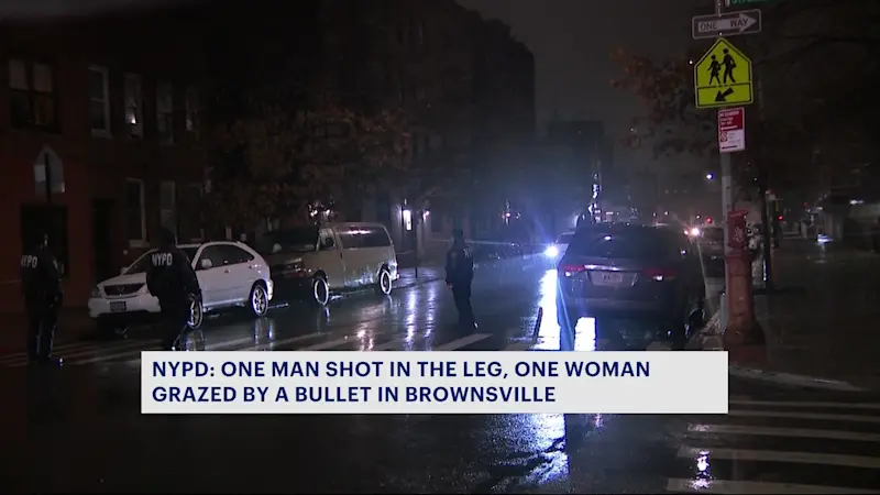 Story image: NYPD: 2 injured in Brownsville shooting