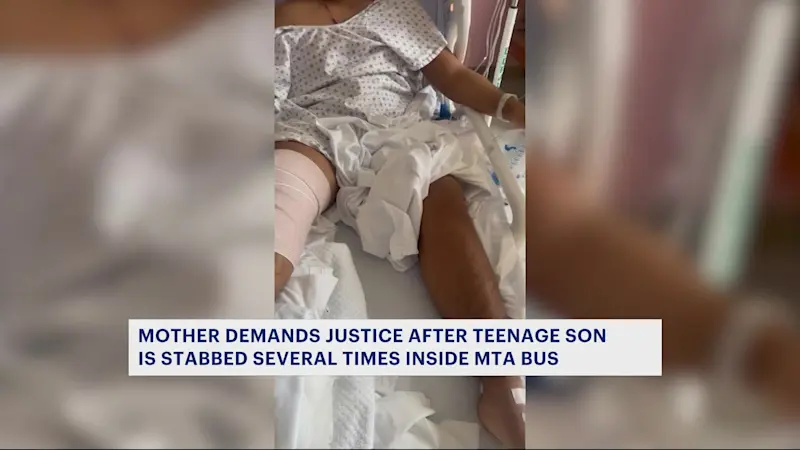 Story image: 15-year-old boy ‘fighting for his life’ after MTA bus stabbing in Baychester