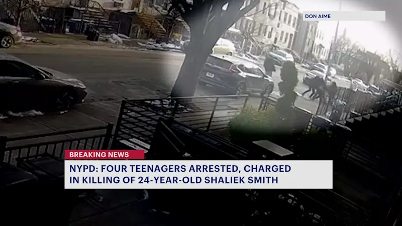 Story image: Police arrest 4 in connection to Bushwick stabbing of Shaliek Smith