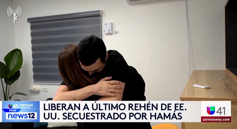 Story image: Univision 41 News Brief: Liberan a último rehén de EE. UU. secuestrado por Hamás