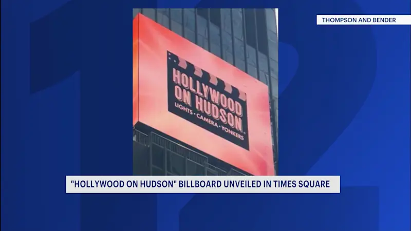 Story image: Hollywood on Hudson campaign lights up Times Square