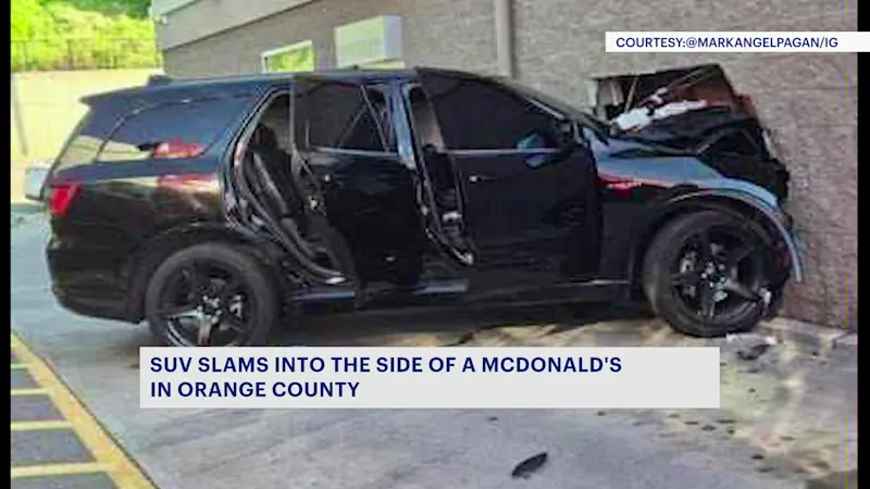 Story image: SUV crash into McDonald's shuts fast-food restaurant in Wallkill