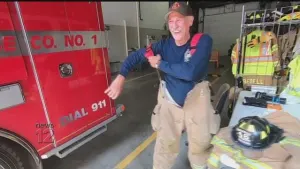 Octogenarian sets new records by becoming firefighter at age 79