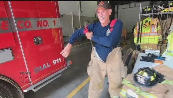 Octogenarian sets new records by becoming firefighter at age 79