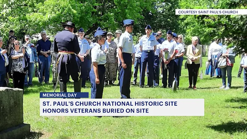 Story image: Local veterans honored at Saint Paul's Church National Historic Site