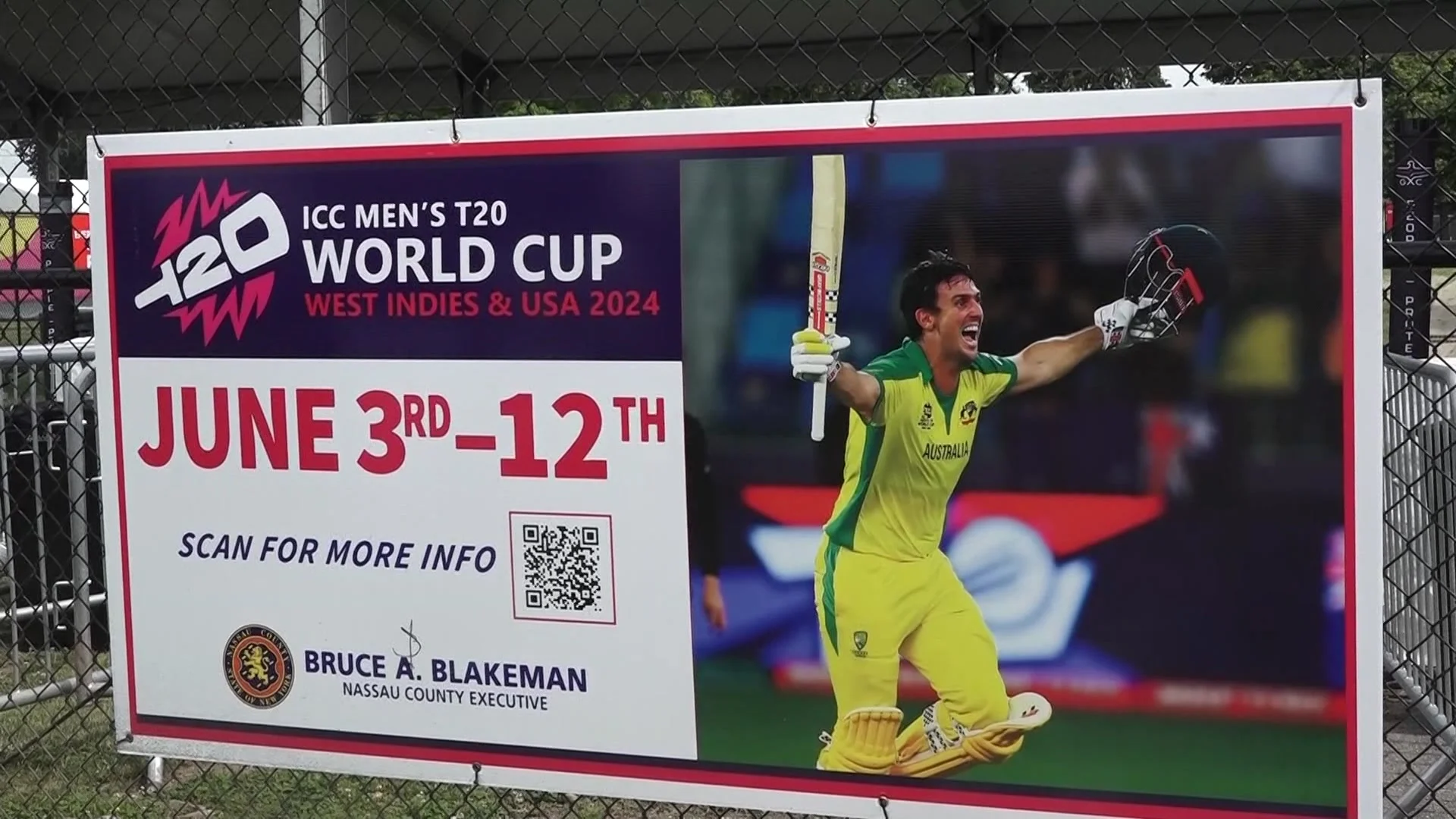 Police: Maryland man arrested for running on to field at Cricket World Cup