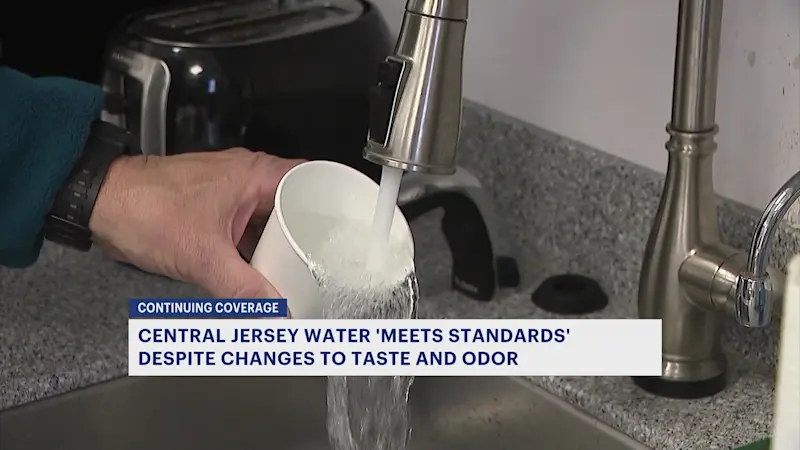 Story image: Central Jersey water affected by odor, taste issues