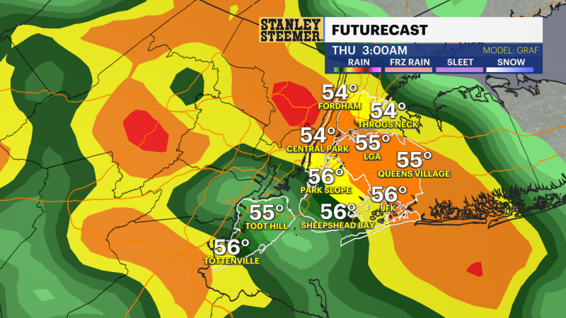 Story image: Much needed dose of heavy rain this week in Brooklyn