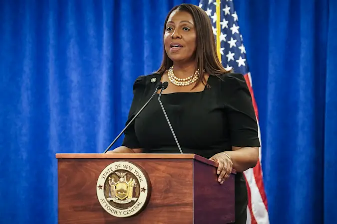 Story image: Justice Department subpoenas New York Attorney General Letitia James 
