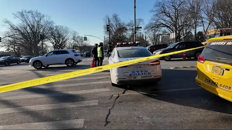 Story image: Man, 9-year-old girl hit by school bus in Crown Heights