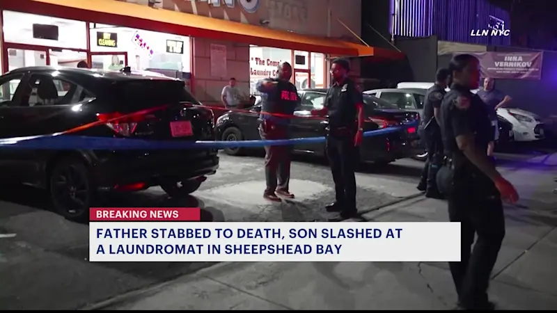 Story image: Father killed, son injured in late-night stabbing in Sheepshead Bay