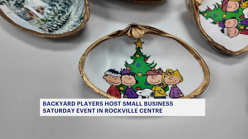 Story image: BackYard Players artist helps kids make decorative shells 
