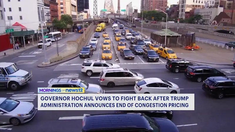Story image: Congestion pricing continues as MTA appeals Trump administration's decision