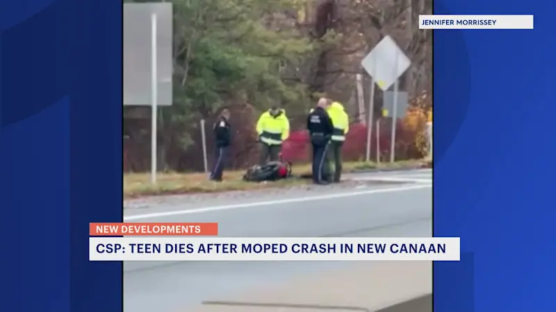 Story image: Teen injured in Merritt Parkway moped crash dies