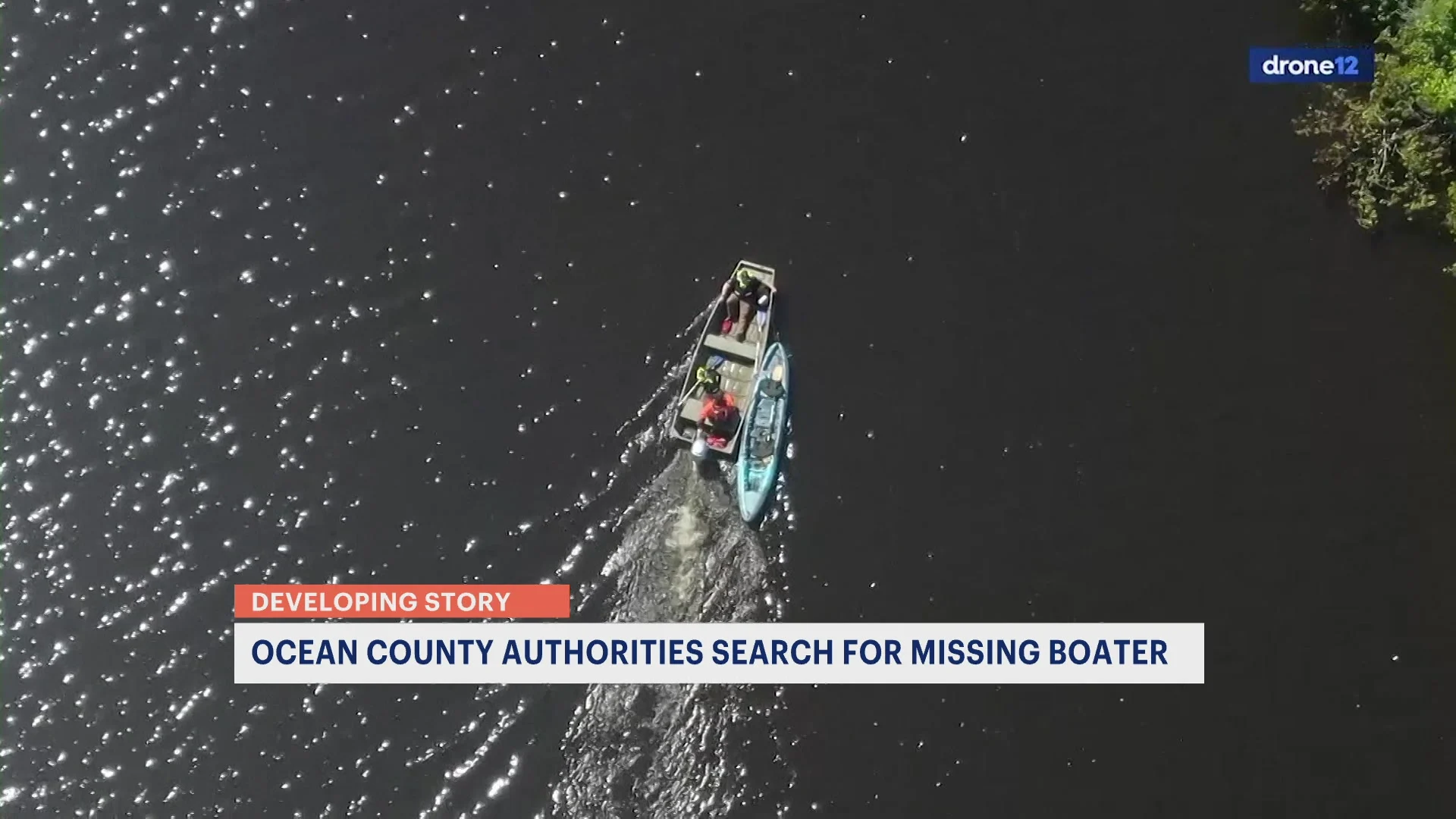 Ocean County authorities search for missing boater at Forge Pond 