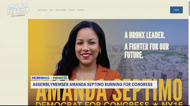 Story image: Bronx Assemblymember Septimo to campaign for seat in NY Congress