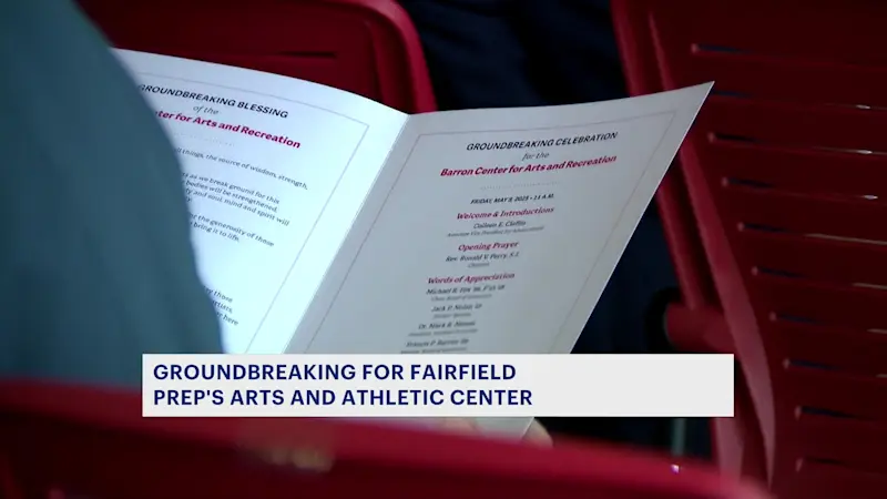 Story image:  Fairfield Prep hosts groundbreaking for new arts and athletic center