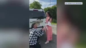 Jersey Proud: East Newark police help man stage marriage proposal