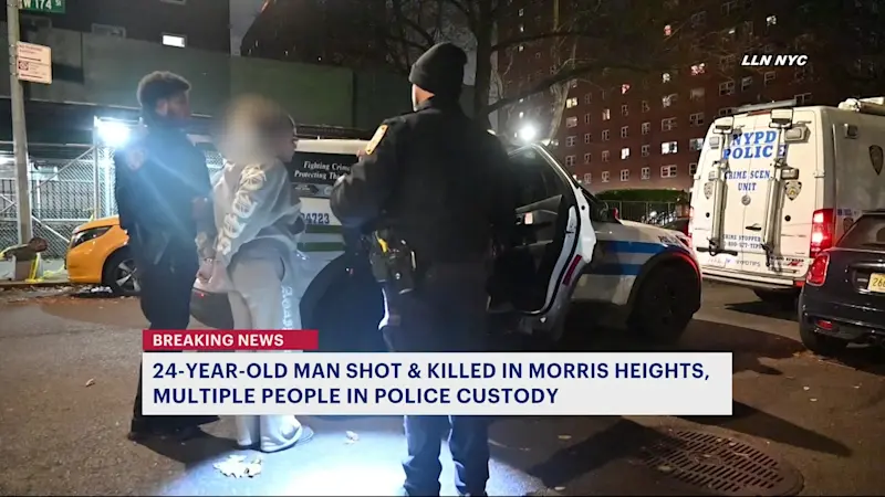 Story image: 24-year-old man fatally shot in Morris Heights; multiple people in custody