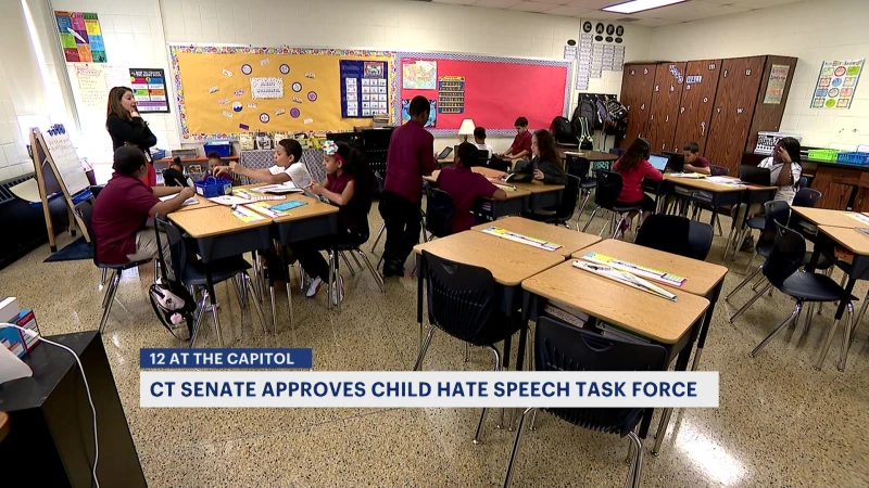 Story image: CT Senate approves child hate speech task force