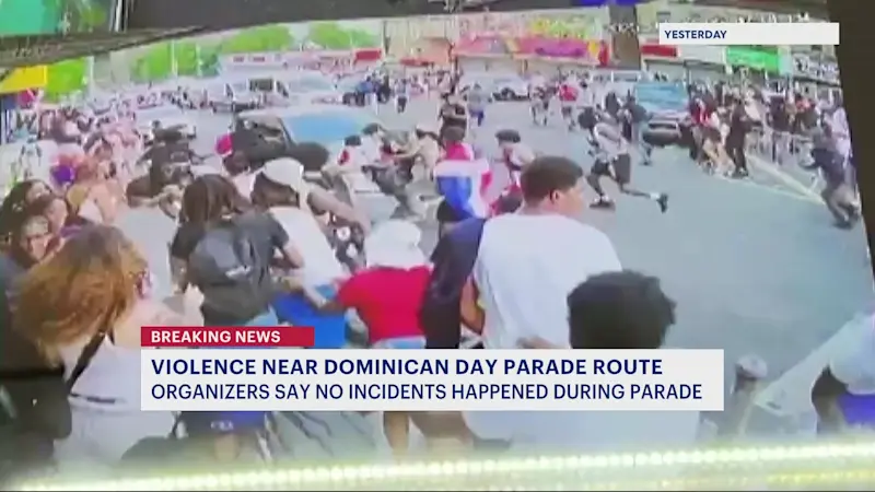 Story image: 4 people recovering following shootings, stabbing along Dominican Day Parade route 