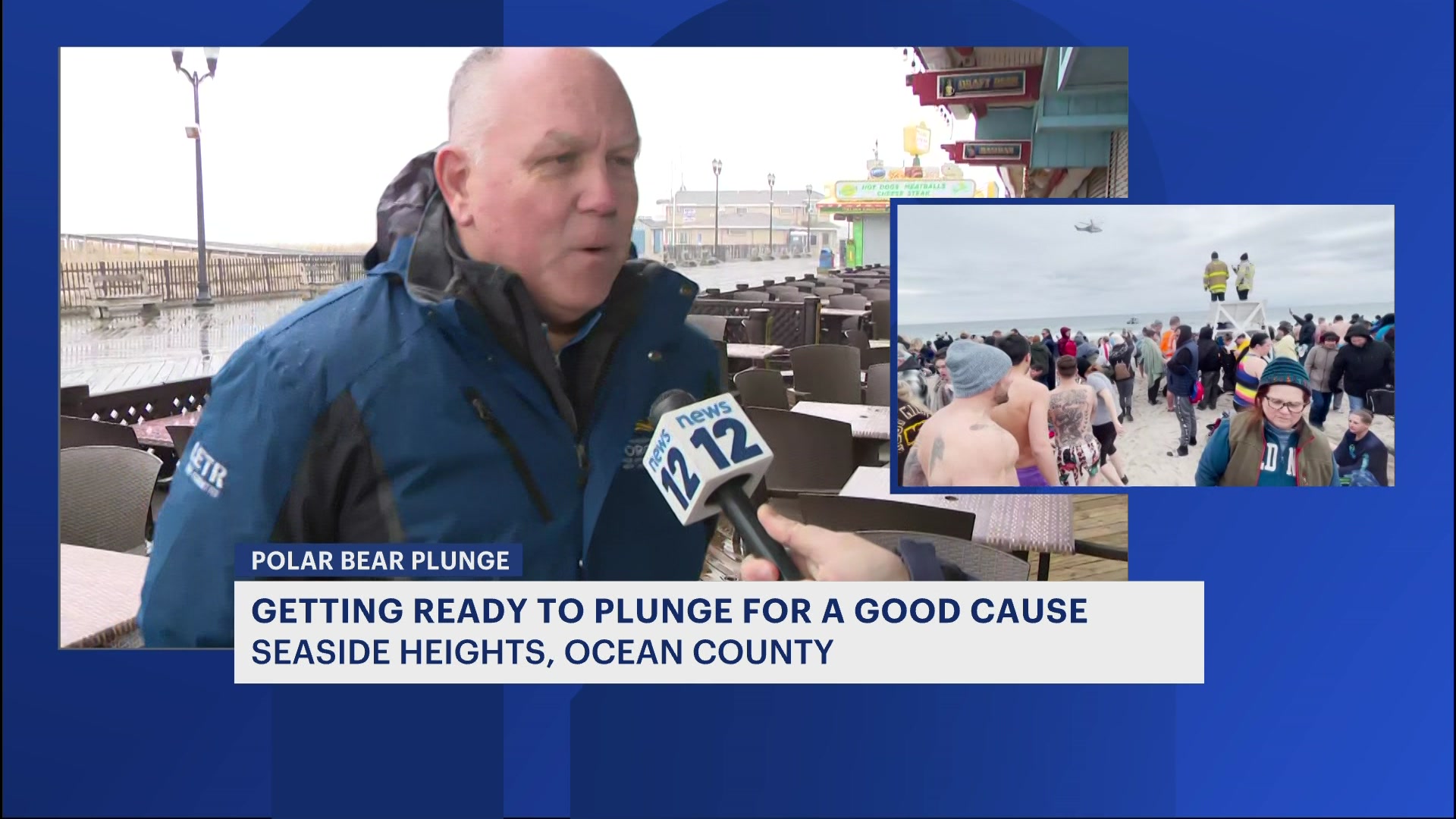 Seaside Heights Polar Bear Plunge supporting the Special Olympics set