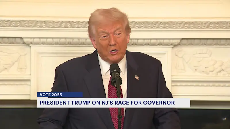 Story image: Trump says gov’t shutdown may have led to Sherrill’s win