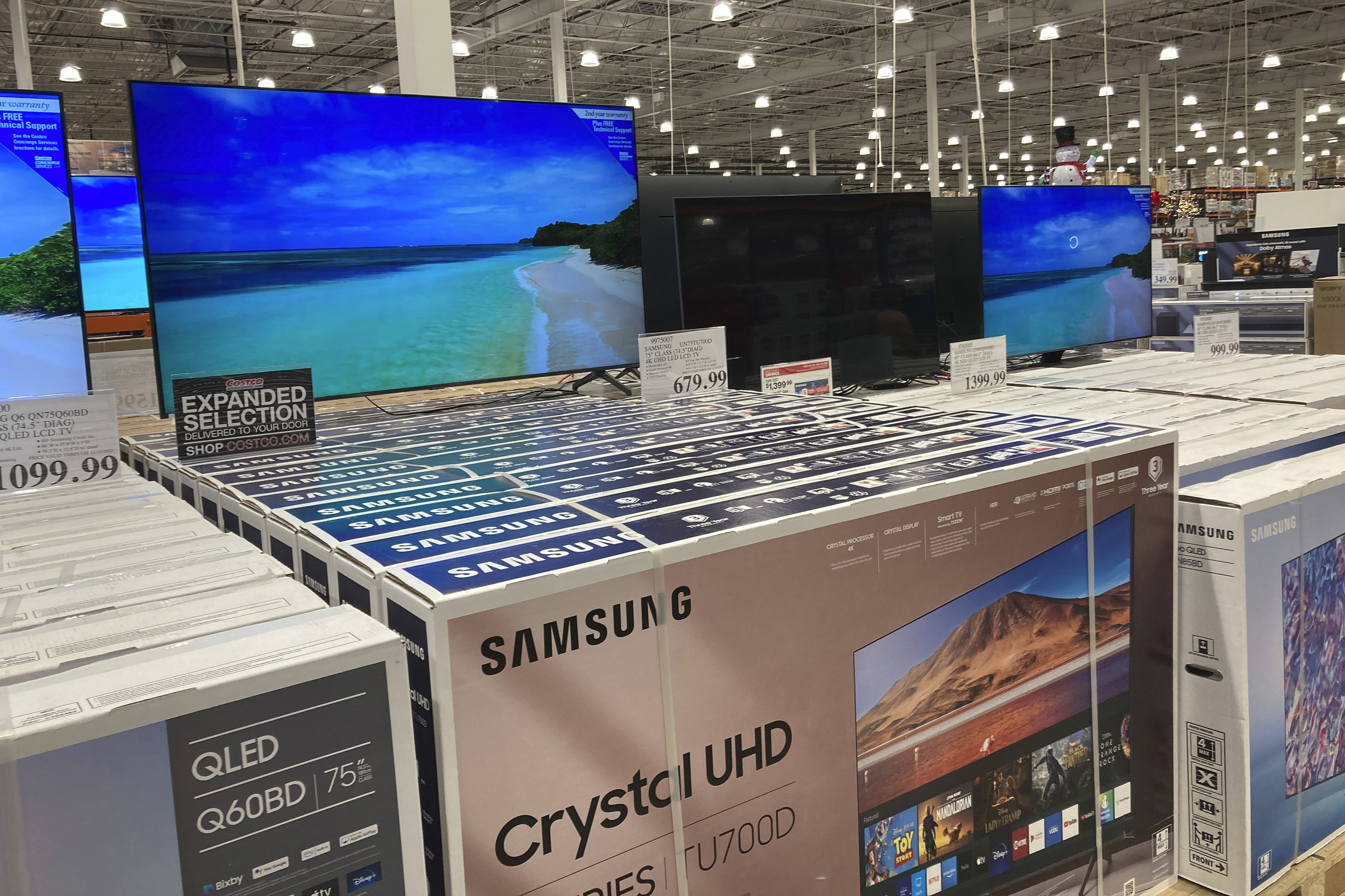 TVs at Costco