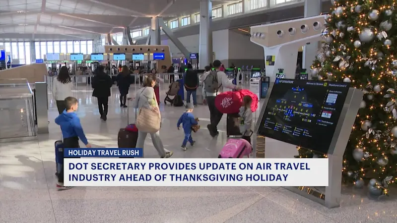 Story image: 52,000 flights scheduled for Tuesday to start holiday rush
