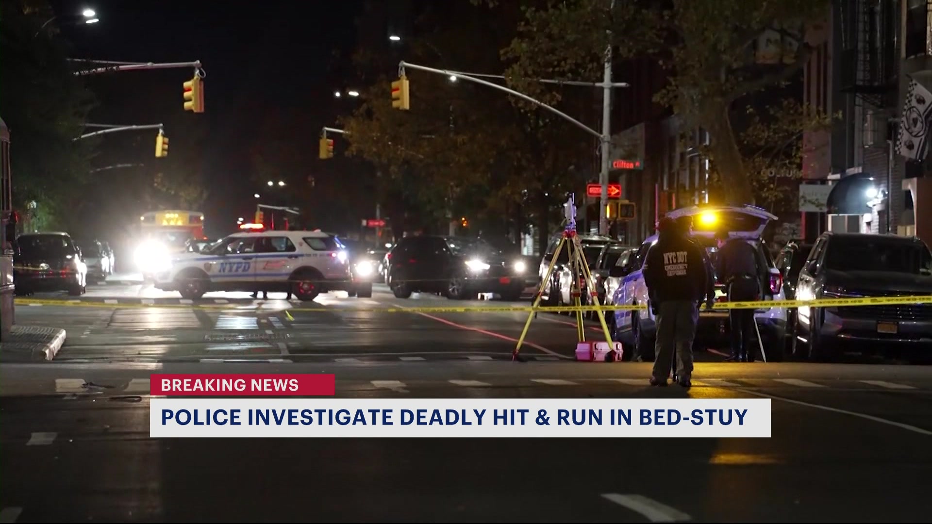 Police: 1 man dead in hit-and-run on Bedford and Lafayette avenues in Bed-Stuy