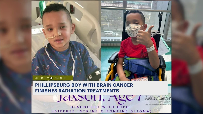 Story image: Jersey Proud: Phillipsburg boy completes treatment for brain cancer