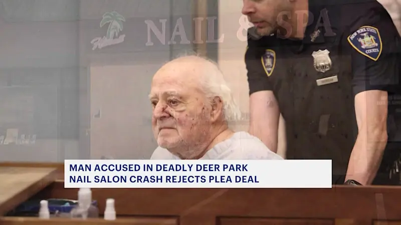Story image: Man accused in fatal Deer Park nail salon crash rejects plea deal