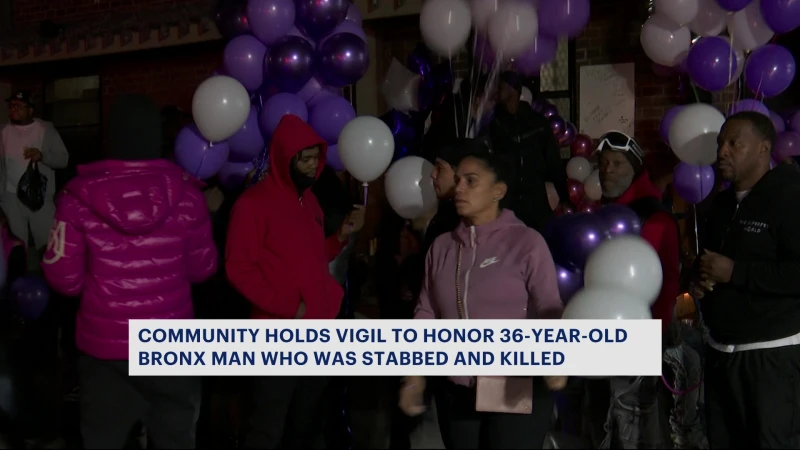 Story image: Melrose community holds vigil for 36-year-old Bronx man who was fatally stabbed