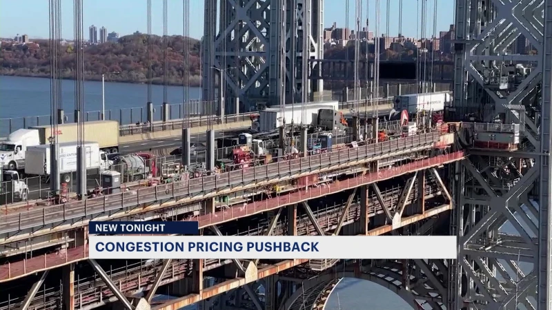 Story image: Officials say NYC’s congestion pricing will cause more traffic, pollution in New Jersey