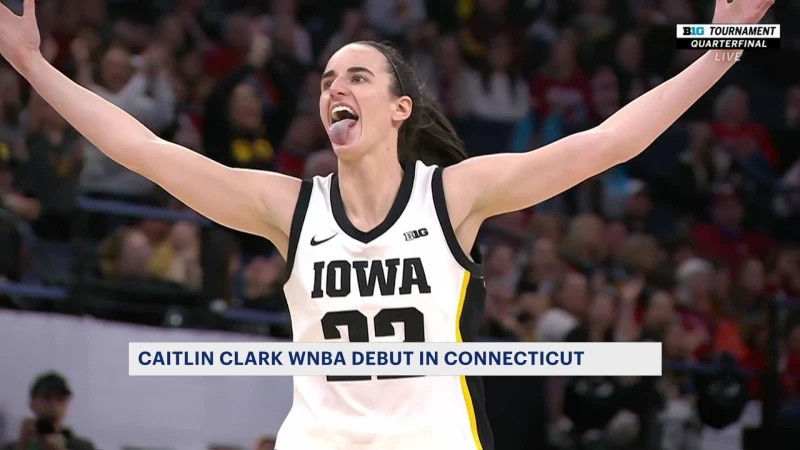 Story image: WNBA’s Caitlin Clark makes debut at Mohegan Sun Arena