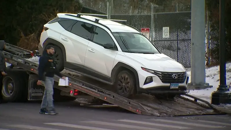 Story image: Teens arrested after car with 3-year-old inside stolen from Stratford gas station 