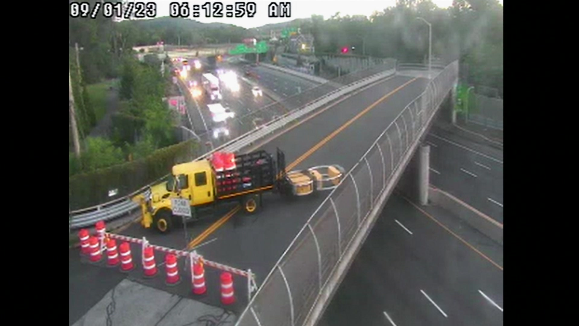 FL Truck Driver Ticketed For Damaging Overpass Bridge On Thruway In ...