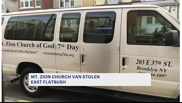 Officials: East Flatbush church van stolen overnight