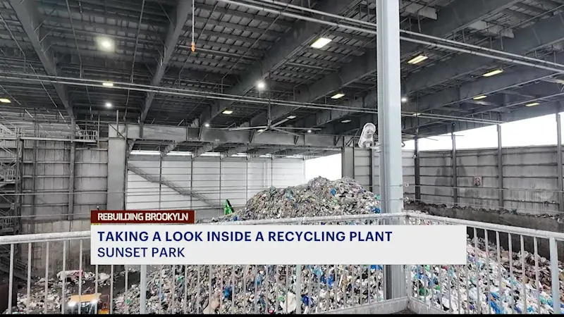 Story image: Where your recycling goes: Inside NYC’s largest sorting facility