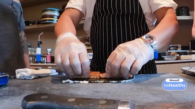 Story image: Expert tips for making the perfect sushi roll