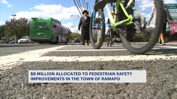 $8 million allocated for pedestrian safety improvements in Ramapo