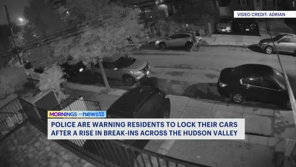 Police in the Hudson Valley urge residents to lock their cars amid rise in break-ins