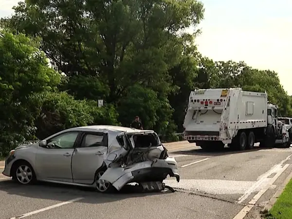 Story image: Garbage truck driver pleads guilty to multiple charges in deadly Hauppauge crash