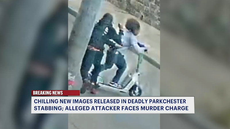 Story image: Chilling image shows moment police say TikToker fatally stabbed teen in Parkchester