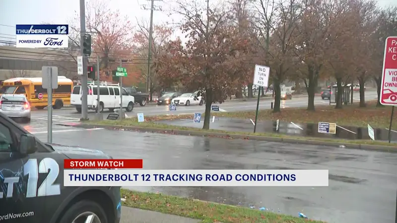Story image: Thunderbolt 12: Heavy rain and gusty winds make for slippery roadways